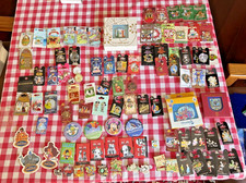 Vintage-New Disney Pin Lot 95 Pins Variety - Ex Disneyland Cast Member picture