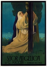🎨 Suor Angelica by G. Puccini Poster - Vintage 1910s Opera Art Print 24x36” 🎶 picture