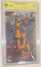Marvel Ultimate Spiderman #100 John Justine Mark Sign Graded CBCS 9.6 Not CGC picture