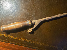 Antique GM Electric Co No 501 110V 16W Heated Hand Tool Wood Handle Industrial picture