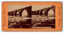 Minneapolis Stone Arch Bridge Manitoba Minnesota Stereoview Mississippi River picture