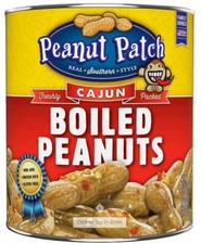 CAJUN Peanut Patch Boiled Peanut -  LARGE 6 Pound Can -  picture