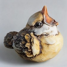 Vintage Artefice Ottanta Hungry Baby Bird D. Esposito 1980 Italy Decorato A Mano picture