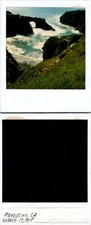 Pacific Coastline Mendocino, CA 3/98 Found Photo V1093 picture