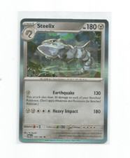 STEELIX 2023 POKEMON PARADOX RIFT HOLO CARD #125/182 picture