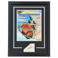 Ken Stabler Autographed Oakland Raiders (SI 11x14 Cover) Deluxe Framed with Auto picture