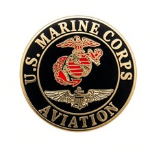 USMC MARINE CORPS AVIATION LAPEL / HAT PIN  ENAMELED picture