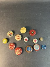 13 Antique And Vintage Pinbacks All Different Some Celluloid  picture