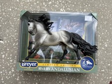 Retired Breyer Horse #1825 70th Anniversary Dapple Grey Andalusian Stallion Box picture