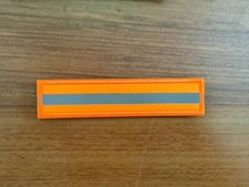 Russian High Visibility Identification Patch - Orange 3.5x15cm picture