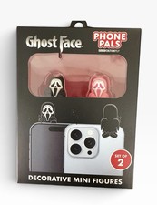 Ghost Face Huggers Phone Pals CultureFly Set If 2  Mini Figures Black & Pink NEW picture