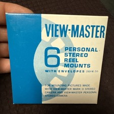 NOS GAF View-Master 6 Personal Stereo Reel Mounts with Envelopes - Blank Reels picture