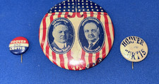 1928 Herbert Hoover & Charles Curtis Campaign Buttons x 2 by Greenduck Lrg = HTF picture