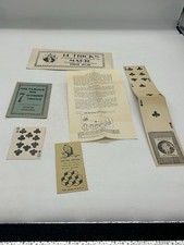 Vintage Magician's Bewildering Trick Deck 14 Tricks With Instructions picture
