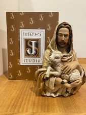 Jesus with Lamb Figurine by Joseph's Studio / Roman  6.75