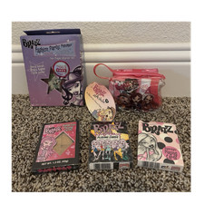 Bratz Fashion Party Fever Game & 3 Bratz Playing Cards Lot 2 Socks w/Bracelet picture