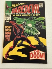 Daredevil #37 1968 Marvel Comics Doctor Doom Cover picture