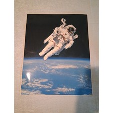 Vtg 1980s NASA Space Shuttle Collection Poster Kimball Concepts F-038 16x20 MMU picture