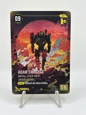 Cyberpunk TCG Adam Smasher Metal Over Meat B160 Iconic Rare - BETA VERSION - NM picture