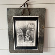 French Quarter New Orleans Historic Roofing Slate Don Davey Print Collectible  picture