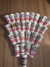 Coca-Cola Coke MLB Minnesota Twins Player Graphic Plastic Cups Lot 1986-1988 picture