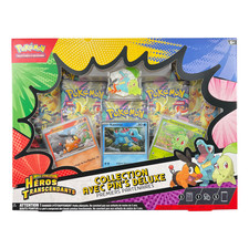 Pokemon 🇫🇷 Set of 5 Boosters Pin's Deluxe ME2.5 Transcendent Heroes ME02.5 picture