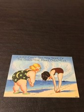 HUMOR - POSTED POSTCARD - I JUST CAN'T SEE HOW SOME OF THE GIRLS HERE MAKE...... picture
