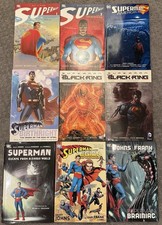 Superman Mixed Graphic Novel Lot: Allstar, American Alien Brainiac TPB & HC DC picture