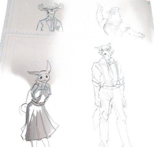 Itagaki Paru Original Line Art Leaflet New picture