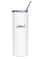 Ryan Navion Stainless Steel Water Tumbler with straw - 20oz. picture