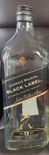 Johnnie Walker Black Label Empty Bottle 750ml Scotch Whisky Collectible picture