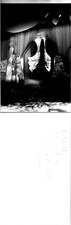 Unusual architecture inside of building B+W Found Photo V2967 picture