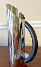 2000 First Edition Vintage Alessi Italy Stainless Steel Pitcher by Mario Botta picture
