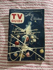 Vintage 1955 December TV GUIDE Baton Rouge Jack Berry, Hollywood Gossip, Disney picture