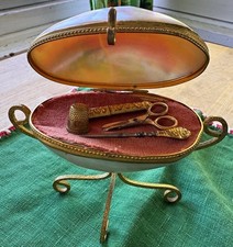 Rare 1800’s Mother of Pearl Palais-Royal sewing kit picture