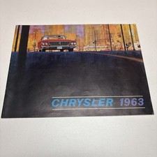 Original 1963 Chrysler Full Size Deluxe Sales Brochure 300 New Yorker Newport picture