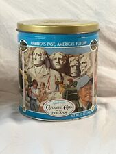 Trails End Gourmet Popcorn Vintage Caramel 12oz Tin Can 1990 Limited Edition picture