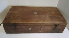 Vintage Pre WW2 WWII Japanese Wood Shipping Crate Oki Electric 1930 Wire Storage picture