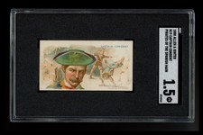 1888 Allen & Ginter N19 - Captain Condent -Pirates Of The Spanish Main - SGC 1.5 picture