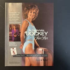 Vintage Jockey For Her Womens Underwear Lord & Taylor 1991 New Yorker Ad Lycra picture