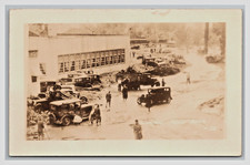 Glendale California  Aerial RPPC Flood Area Near Los Angeles River Disaster picture