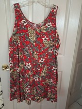 Hawaiian Original Dress Design by Hilo Hattie Tropical Floral 2XL picture