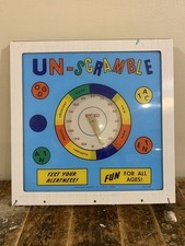 Vintage 1969 Coin-Op Un-Scramble Allied Leisure Industries Inc. Hialeah Florida picture