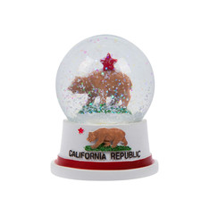 California Snow Globe State Flag Bear Best Souvenir picture