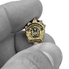 PBX-004-B NYPD Captain New York City Police Department Lapel Pin picture