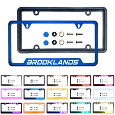 Laser Etched Customize Stainless Steel License Frame Fit BENTLEY Brooklands picture