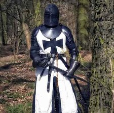 Heritage Templar Knight Armor Set | Full Medieval Suit of Armor | Crusader picture