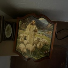 Vintage Warner Sallman The Lord Is My Shepherd Framed Lithograph Religious Wall  picture