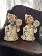 Vintage Josef Originals Zodiac Figures Lot Of 2 picture