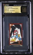 2020 SUPER MARIO HANAFUDA MARIO & GOOMBA CGC 10 PRISTINE RED BACK picture